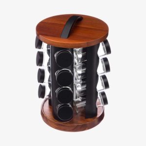 Acacia Rack Epices X16