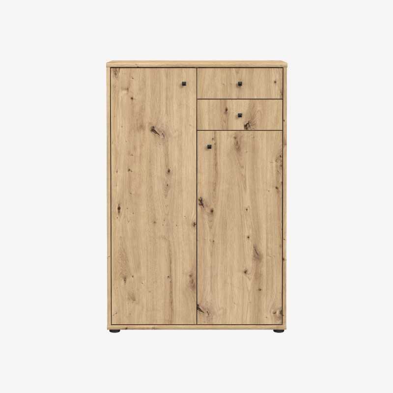 Vue de trois-quarts de l'armoire BOBOOK