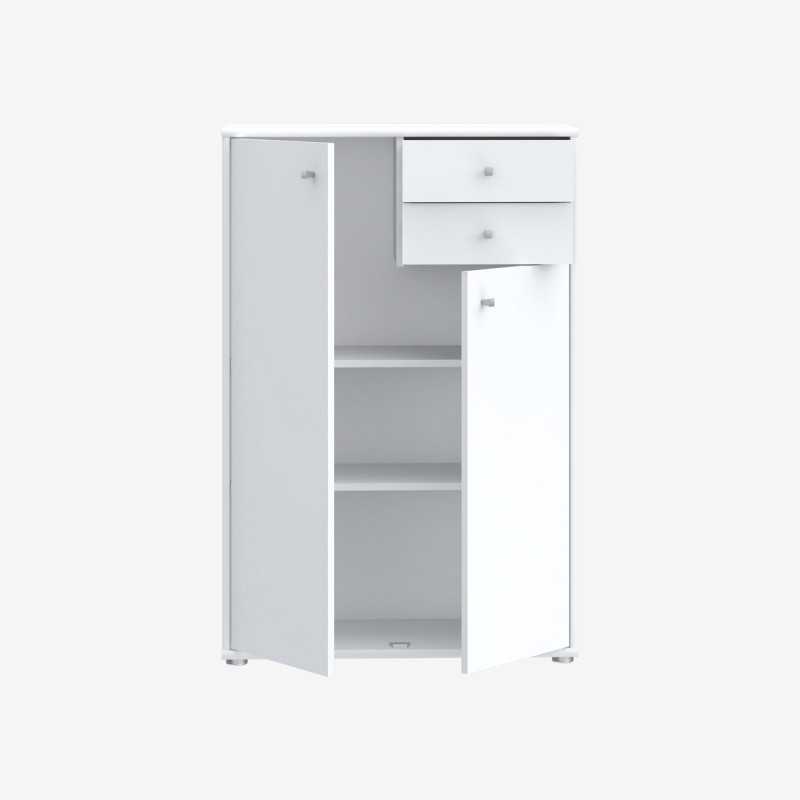 Vue de trois-quarts de l'armoire BOBOOK