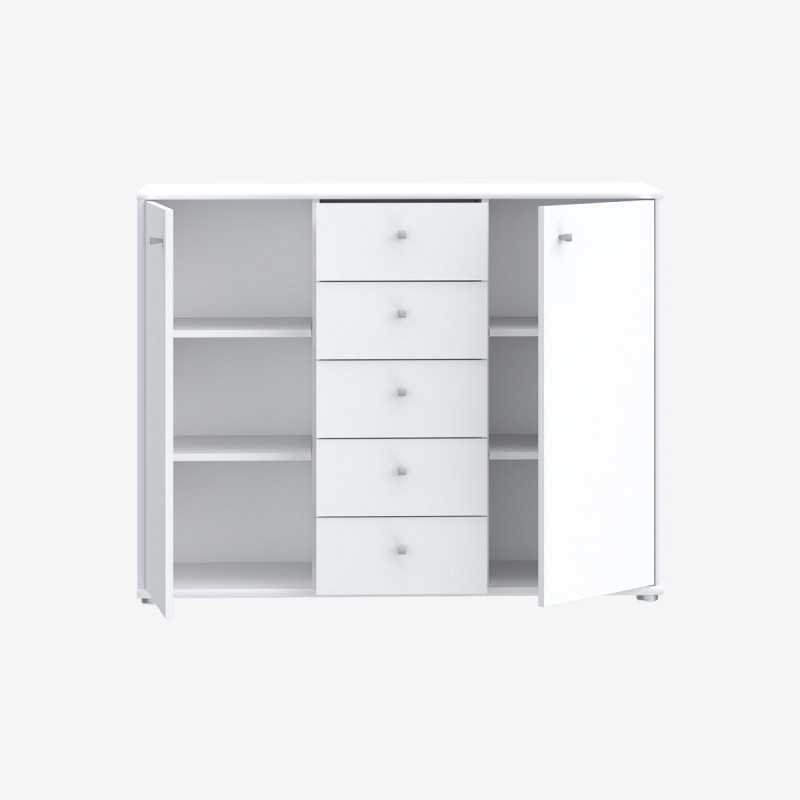 Vue de trois-quarts de l'armoire BOBOOK