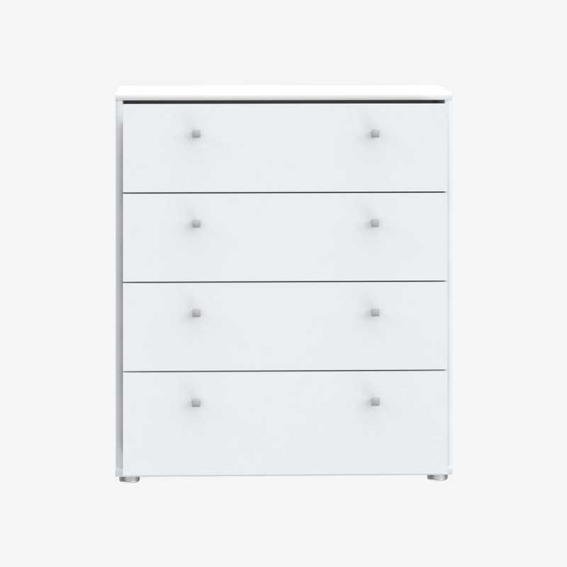 Vue de trois-quarts de la commode BOBOOK