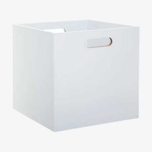 Vue de trois-quarts de la boîte BOX