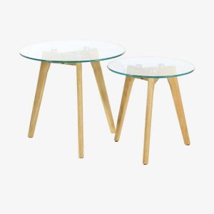 Cabari Lot 2 Tables Gigognes