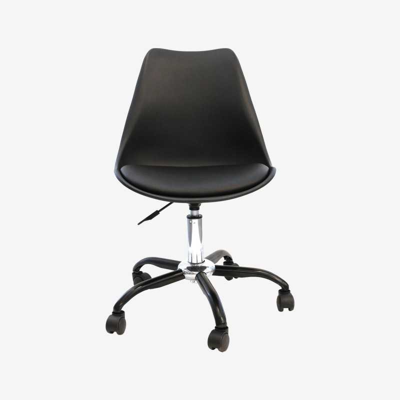 Vue de trois-quarts de la chaise de bureau CALIX