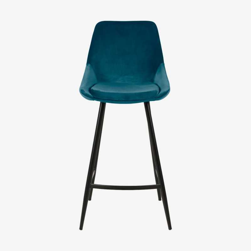 Vue de trois-quarts du tabouret de bar CARMEN