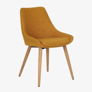 Carmen Chaise Tissu Pied Bois 8