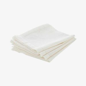 Vue de face des serviettes de table CHAMBRAY