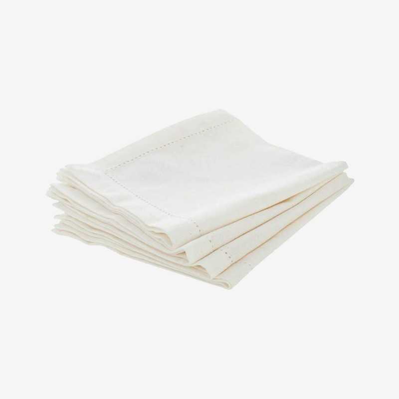 Vue de face des serviettes de table CHAMBRAY