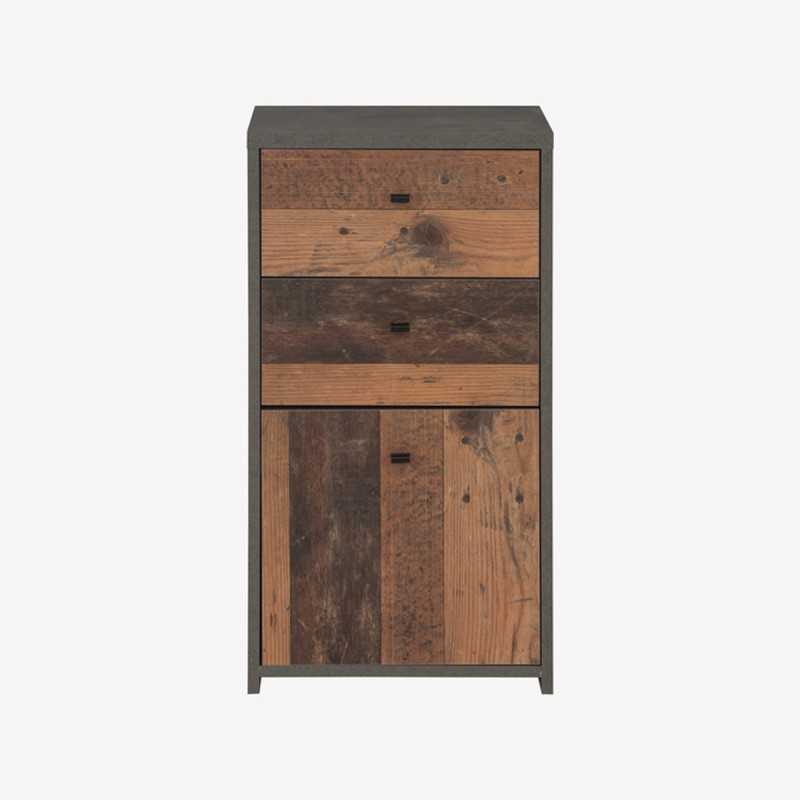 Vue de face de la commode CHEST