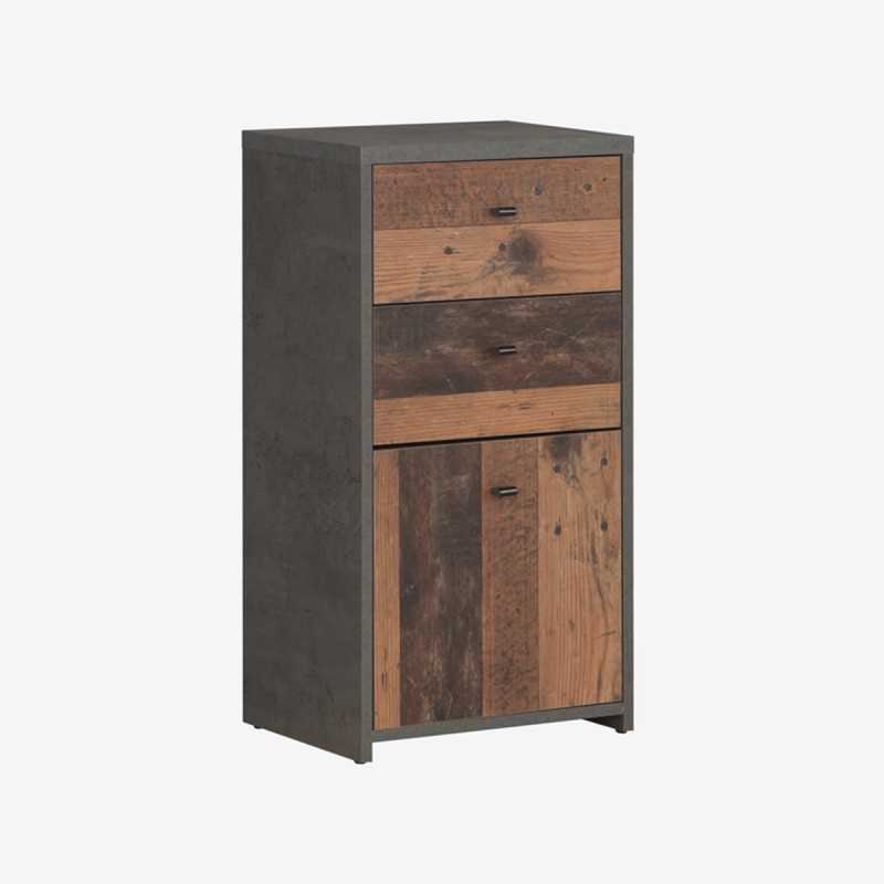 Vue de face de la commode CHEST