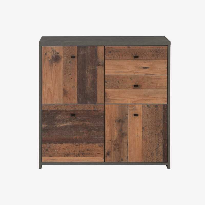 Vue de face de la commode CHEST