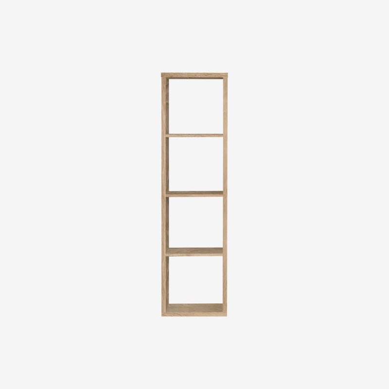 Vue de face de l'étagère CUBIX