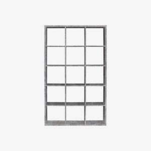 Vue de face de l'étagère CUBIX