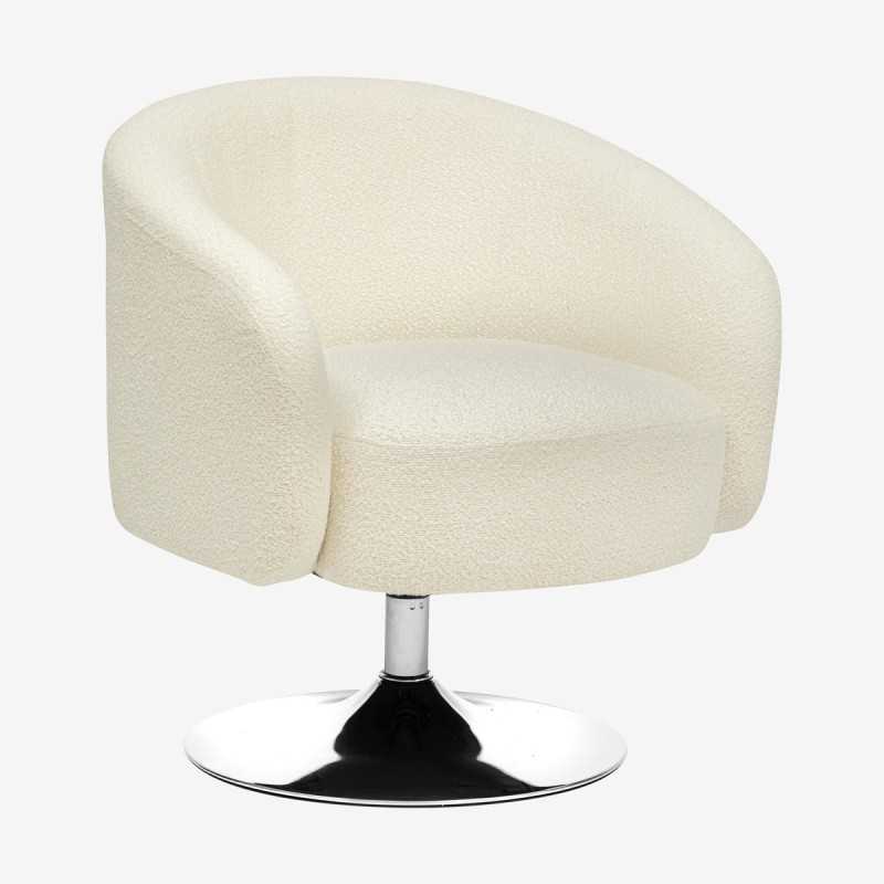Vue de trois-quarts du fauteuil EDITH