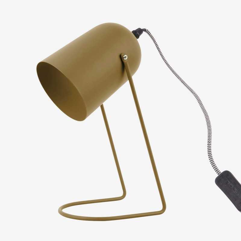 Vue de trois-quarts de la lampe à poser ENCHANT
