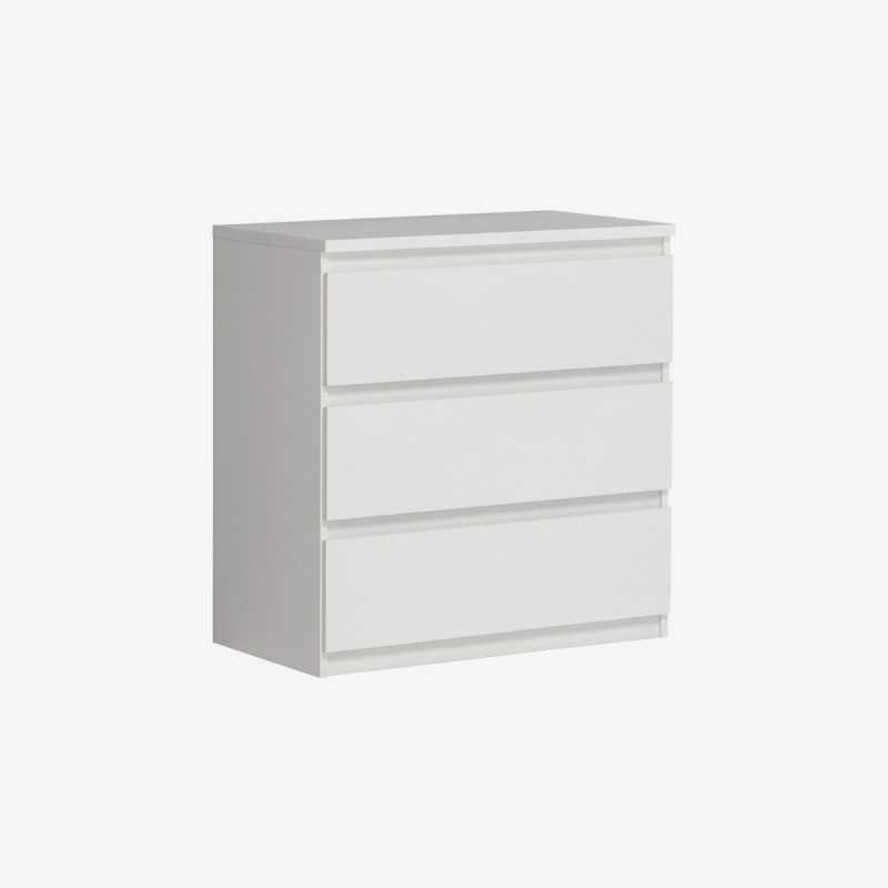 Vue de trois-quarts de la commode FELSEA
