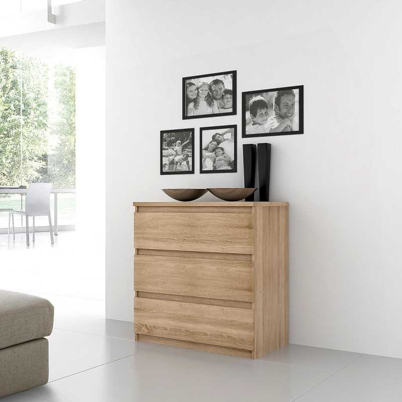 Vue détaillée de la commode FELSEA