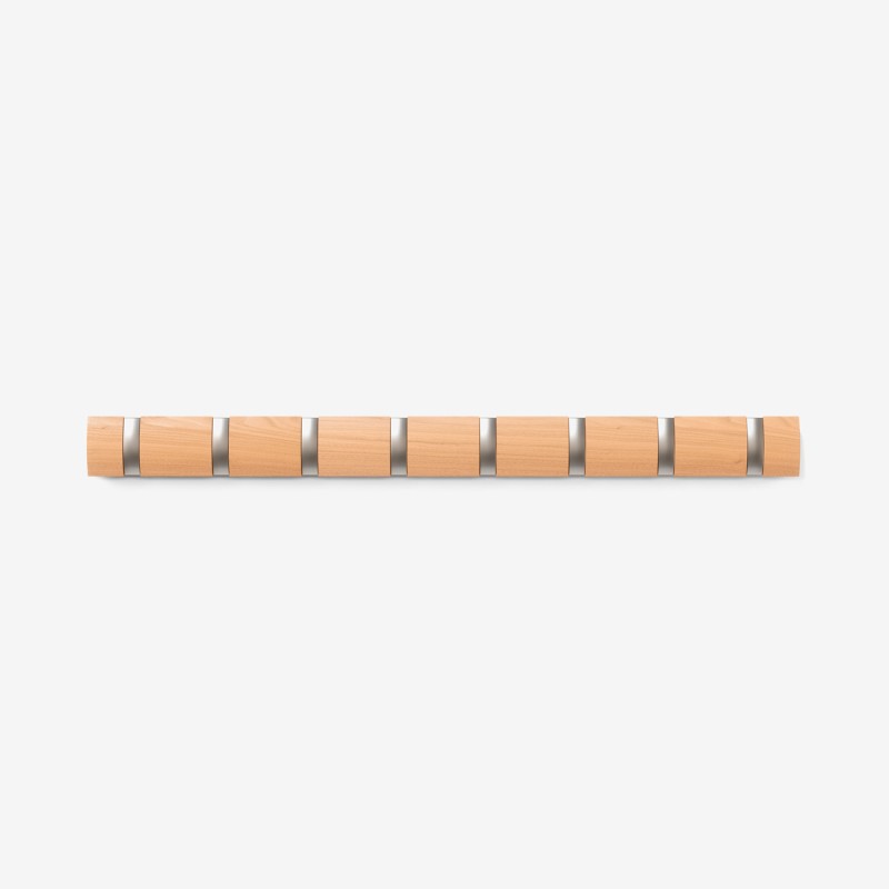 Vue de face de la patère FLIP