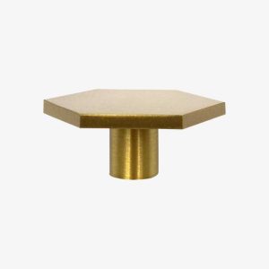 Incroyable Poignee Or Hexa Plate