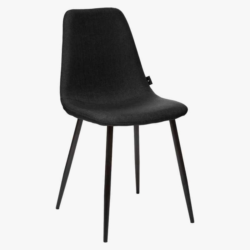 Vue de trois-quarts de la chaise JANNA