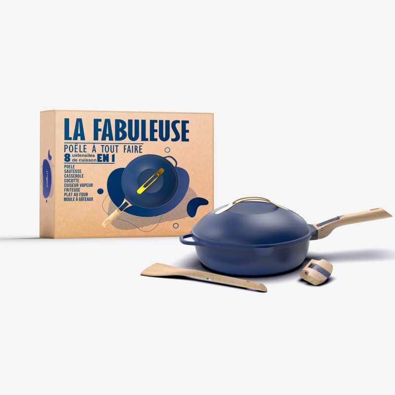 Vue de face de la poêle LA FABULEUSE