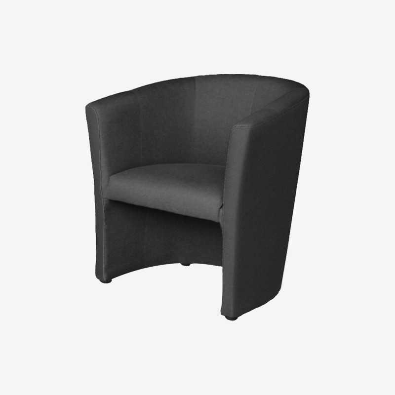 Vue de trois-quarts du fauteuil LULU