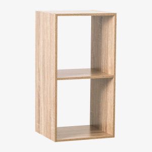 Vue de trois-quarts de l'étagère MIX'N MODUL