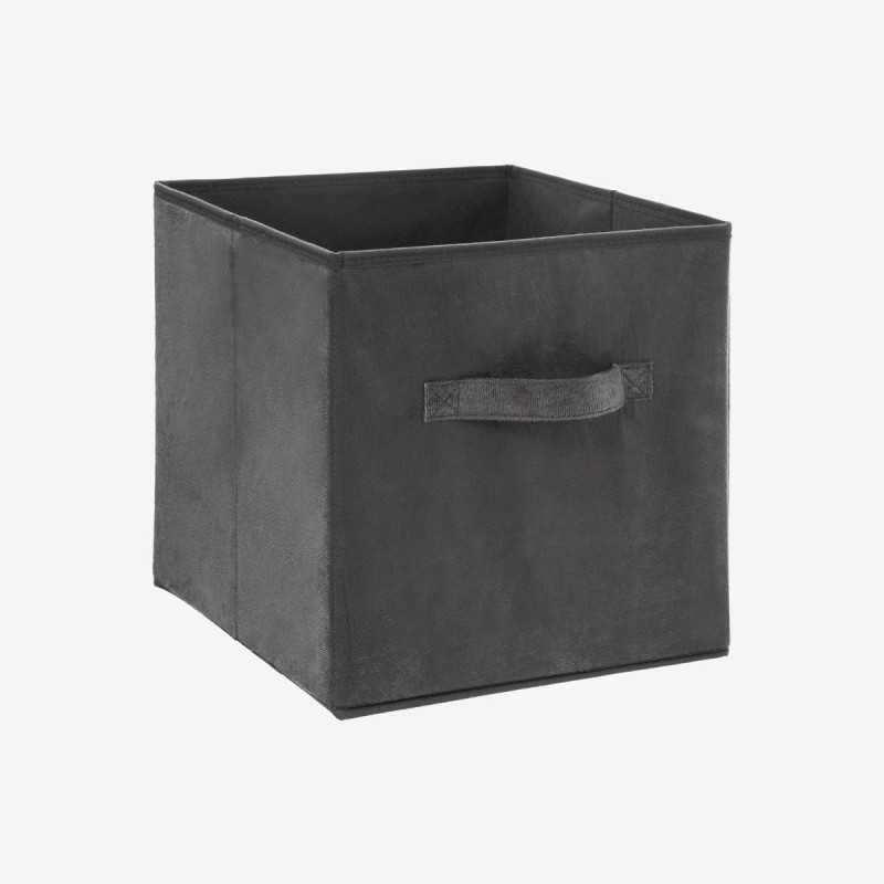 Vue de trois-quarts du panier Mix'N Modul en velours