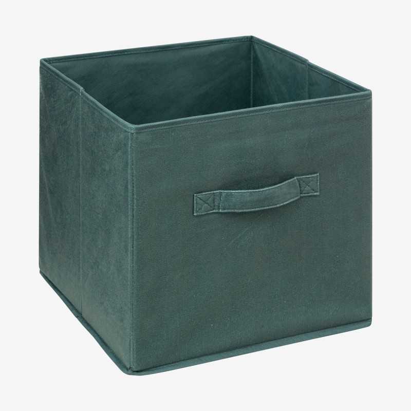 Vue de trois-quarts du panier Mix'N Modul en velours