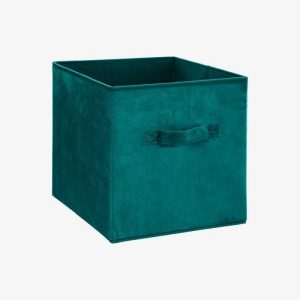 Vue de trois-quarts du panier Mix'N Modul en velours