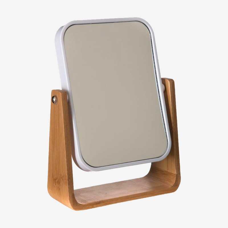 Vue de trois-quarts du miroir avec balançoire NATUREO