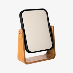 Vue de trois-quarts du miroir avec balançoire NATUREO