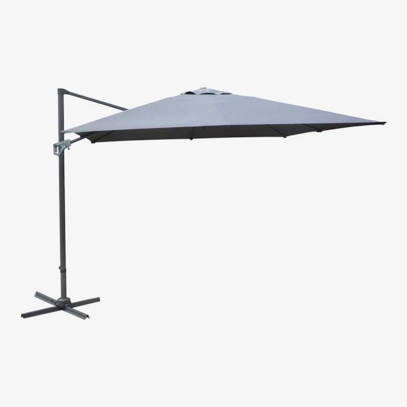 Vue de profil du parasol déporté PIRASA