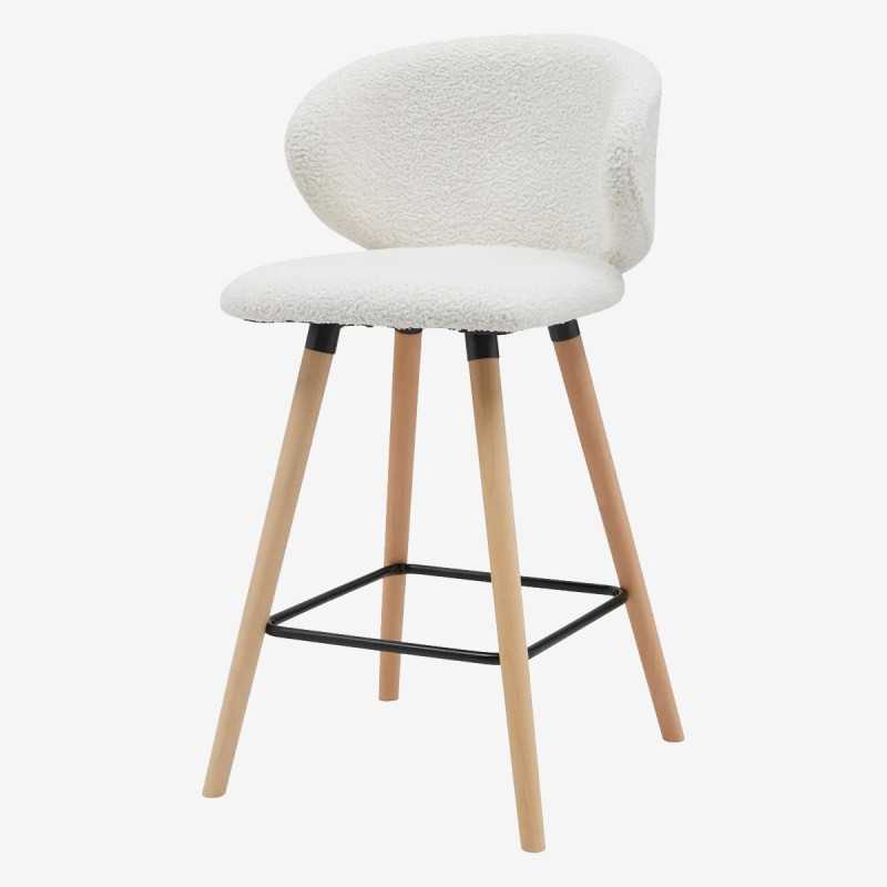 Vue de profil du tabouret POLLY