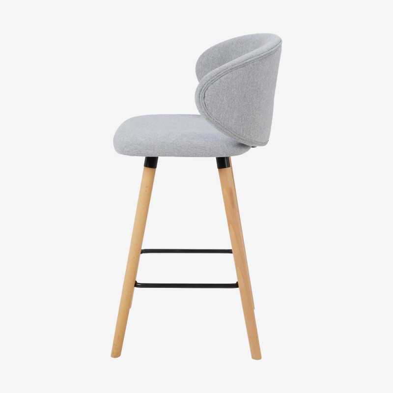 Vue de profil du tabouret POLLY