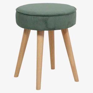 Powel Tabouret Velours Cotele 10