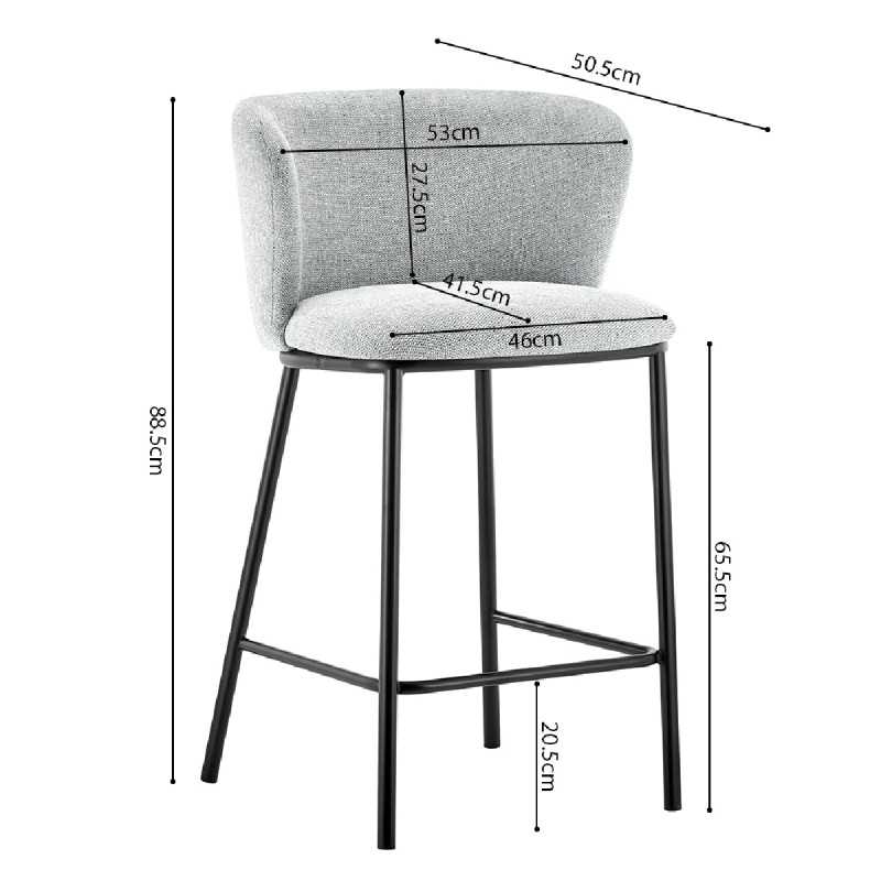 Vue d'ambiance du tabouret RALPH