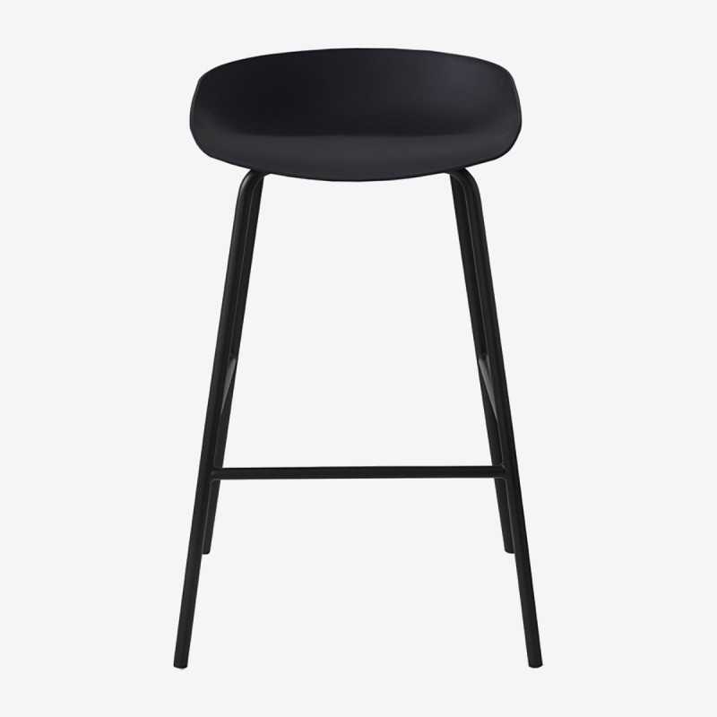 Vue de trois-quarts du tabouret snack RANNA