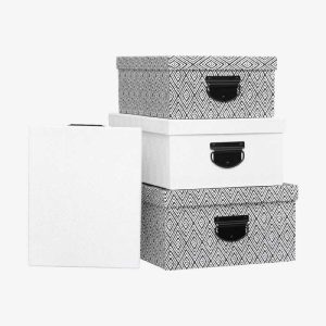 Relief Lot De 4 Boites Avec Couvercle 10