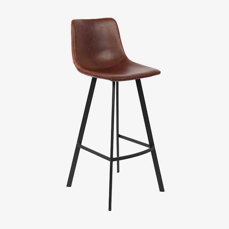 Vue de trois-quarts du tabouret bar RENO