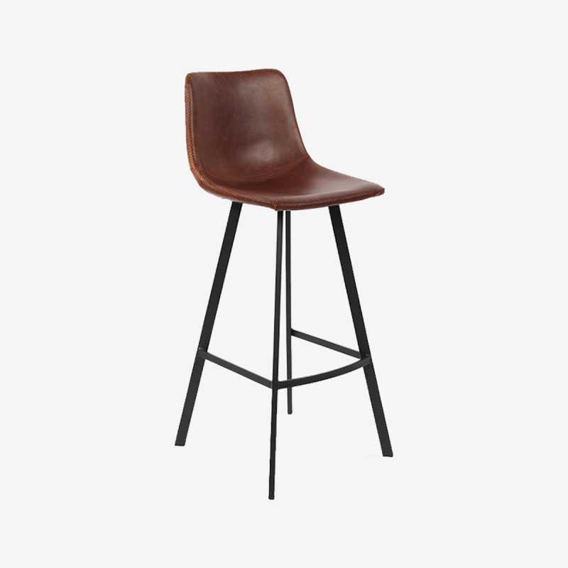 Vue de trois-quarts du tabouret snack RENO