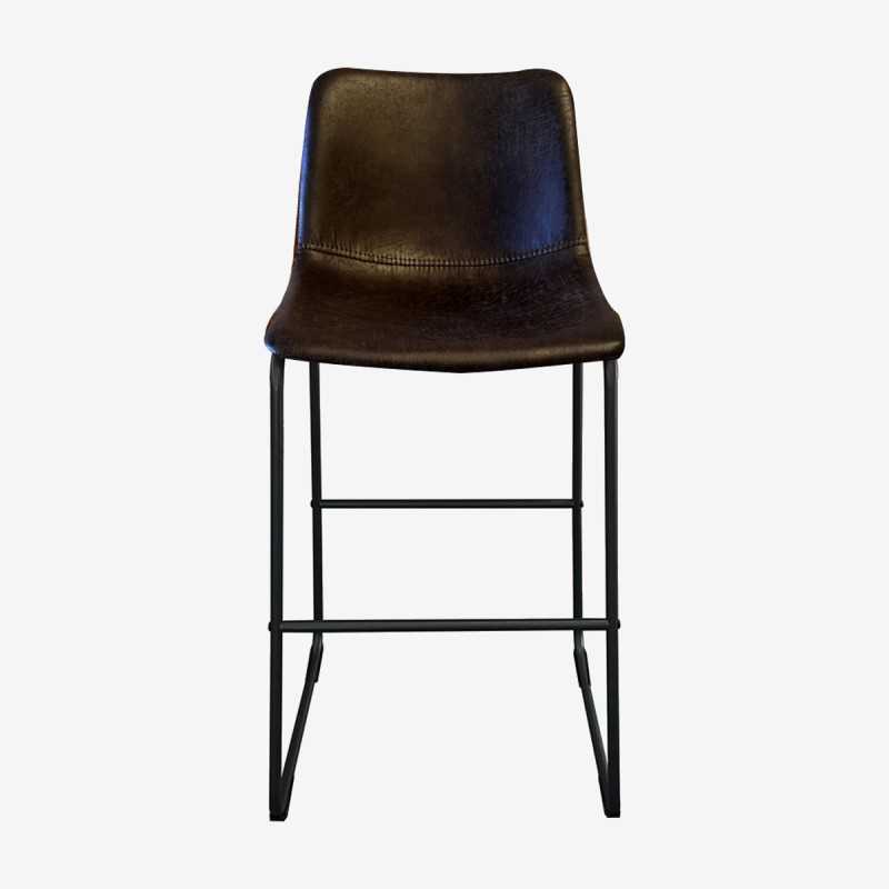 Vue de trois-quarts du tabouret RICARO