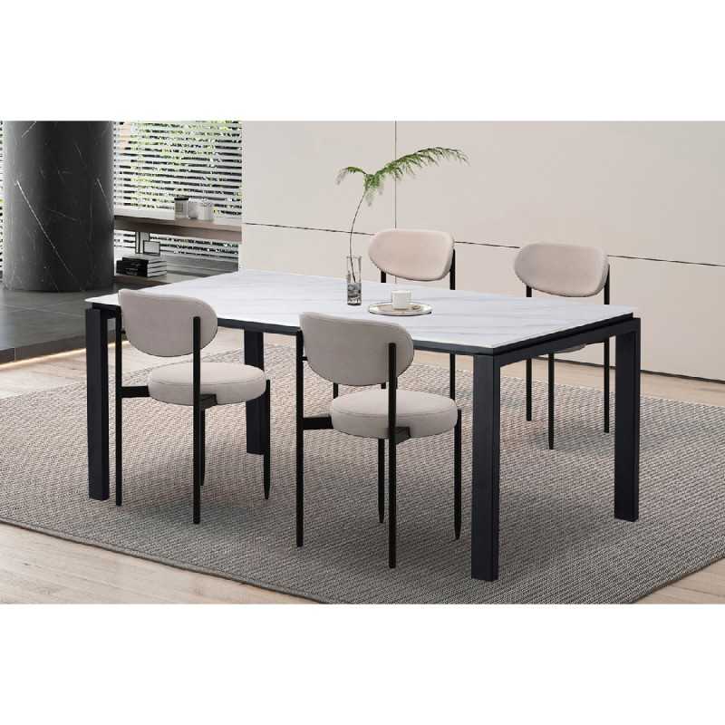 Vue d'ambiance de la table ROSEA