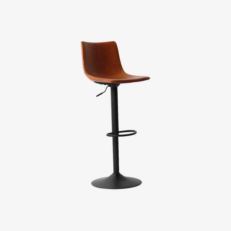 Vue de trois-quarts du tabouret de bar ROSSIGNOL