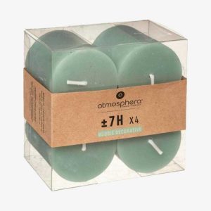 Rustic Set De 4 Bougies 6