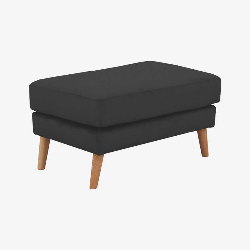 Vue de trois-quarts du pouf STOCKHOLM