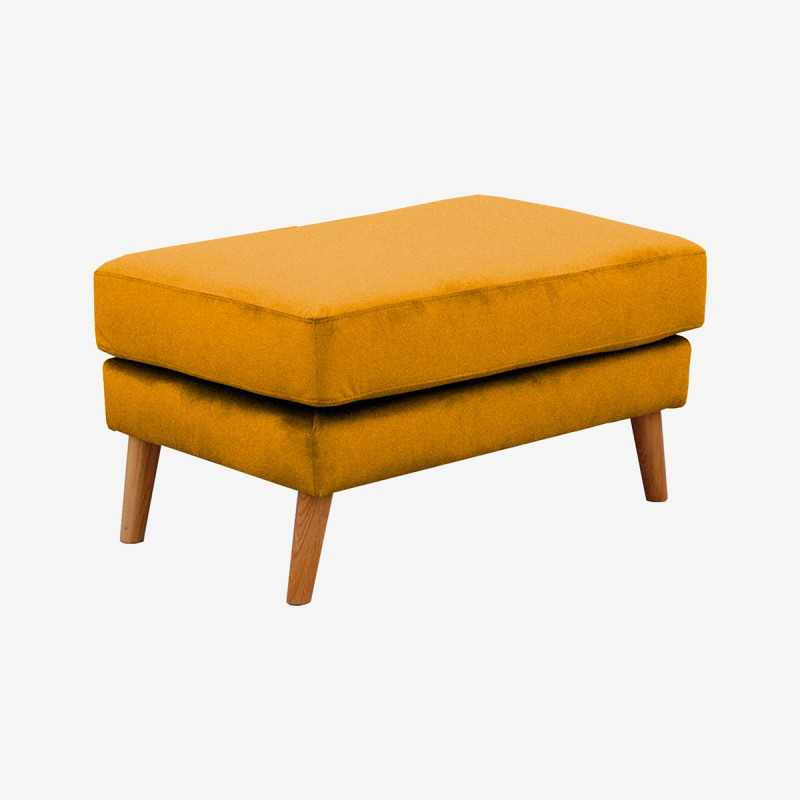 Vue de trois-quarts du pouf STOCKHOLM