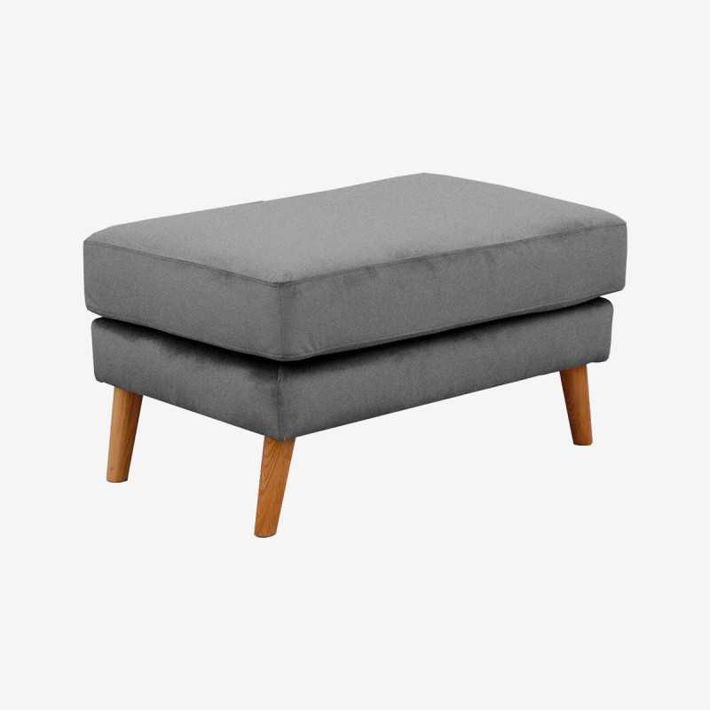 Vue de trois-quarts du pouf STOCKHOLM