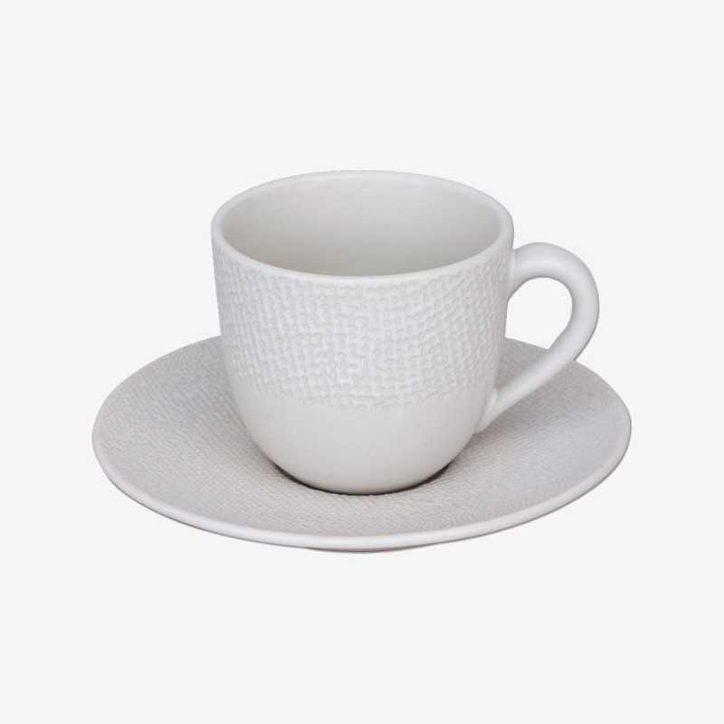 Vue de face de la tasse à café VEZUVIO