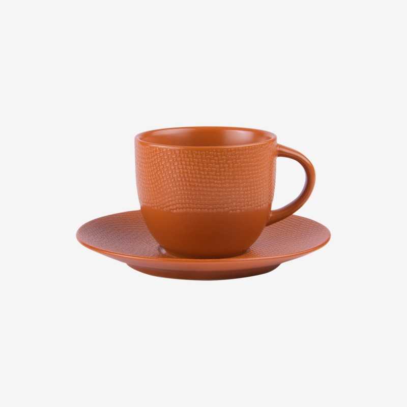 Vue de face de la tasse à thé VEZUVIO